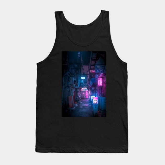 Dark City vibes in Tokyo Tank Top by TokyoLuv